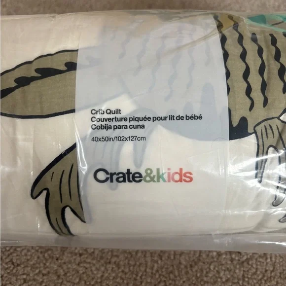 Crate&Barrel Animal Print crib quilt - Roxy Marj